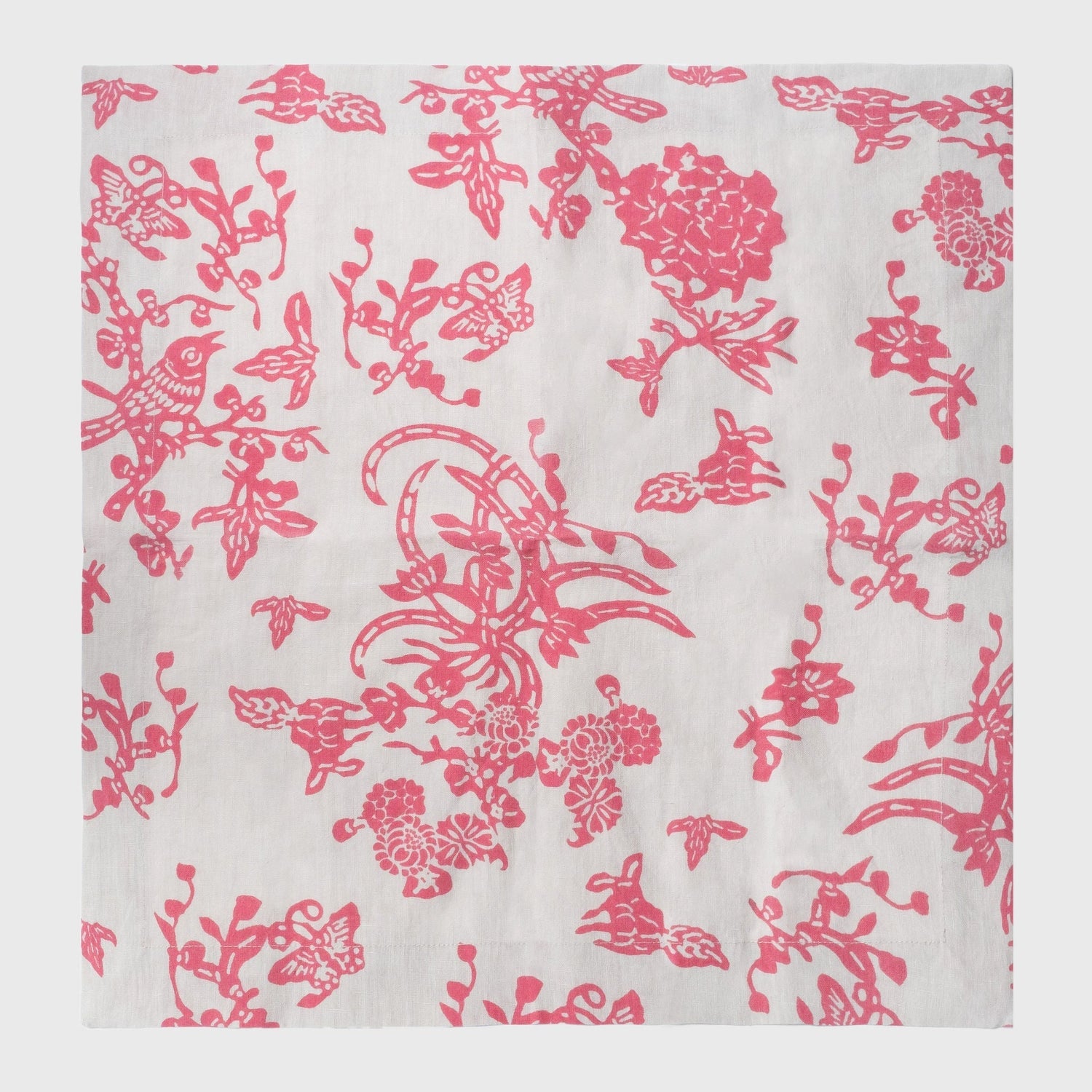 Garden Print Napkins – Pink (Set of 2)