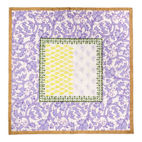 Joyful Block Print Napkins – Lilac (Set of 2)
