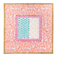 Joyful Block Print Napkins – Pink (Set of 2)