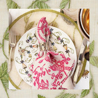 Garden Print Napkins – Pink (Set of 2)