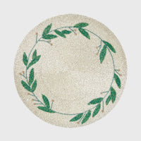 Mistletoe Hand-Beaded Placemat