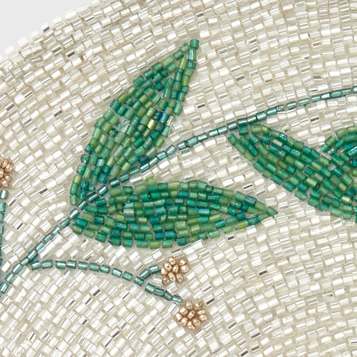 Mistletoe Hand-Beaded Placemat