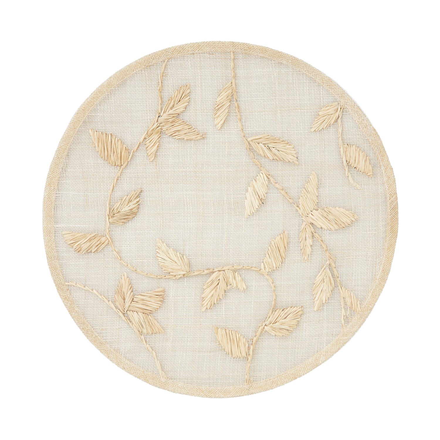 Straw Leaf Placemats – Natural (Set of 4)