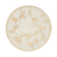 Straw Leaf Placemats – Natural (Set of 4)