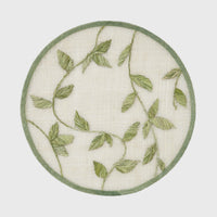 Straw Leaf Placemats – Leaf Green (Set of 4)