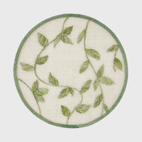 Straw Leaf Placemats – Leaf Green (Set of 4)