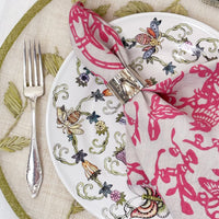 Garden Print Napkins – Pink (Set of 2)