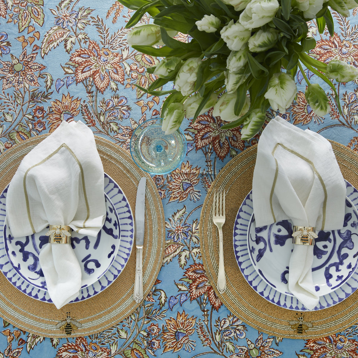Stripey Bee Napkin Rings (Set of 2)