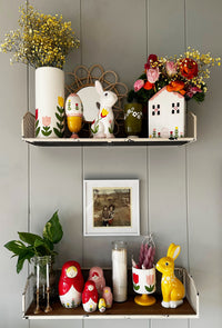 Tulip Fever Scalloped House Vase/Container (3 Colors)