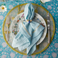 Straw Leaf Placemats – Citrus (Set of 4)