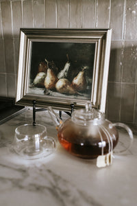 Winston – Vintage Still Life Wall Art in Champagne Frame (Micro Art Collection)