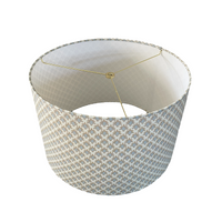 French Blue Lampshade in Whitney (Various Sizes)