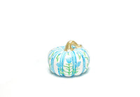 Elegant Hand-Painted Ceramic Pumpkins for Fall Decor