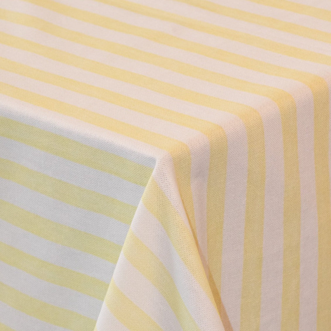 Buttercream Yellow Stripe Tablecloth (various sizes)