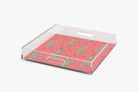 Acrylic Tray with Leopard Insert