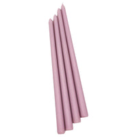 24 Extra Tall Lilac Hush Taper Candle - 6 Packs of 4