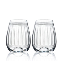 Marrakech Stemless Wine Glasses, Set of 2