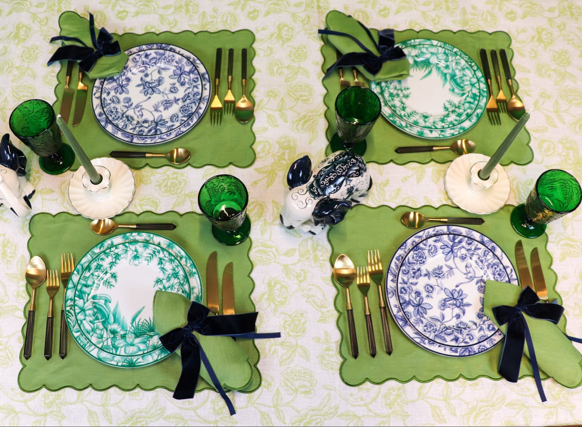 Monsoon Verdant Dinner Plate - Set of 4