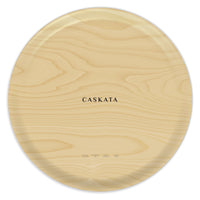 Nasturtiums Large Round Birchwood Tray