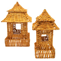 Natural Rattan Pagoda Set - Pair of Large