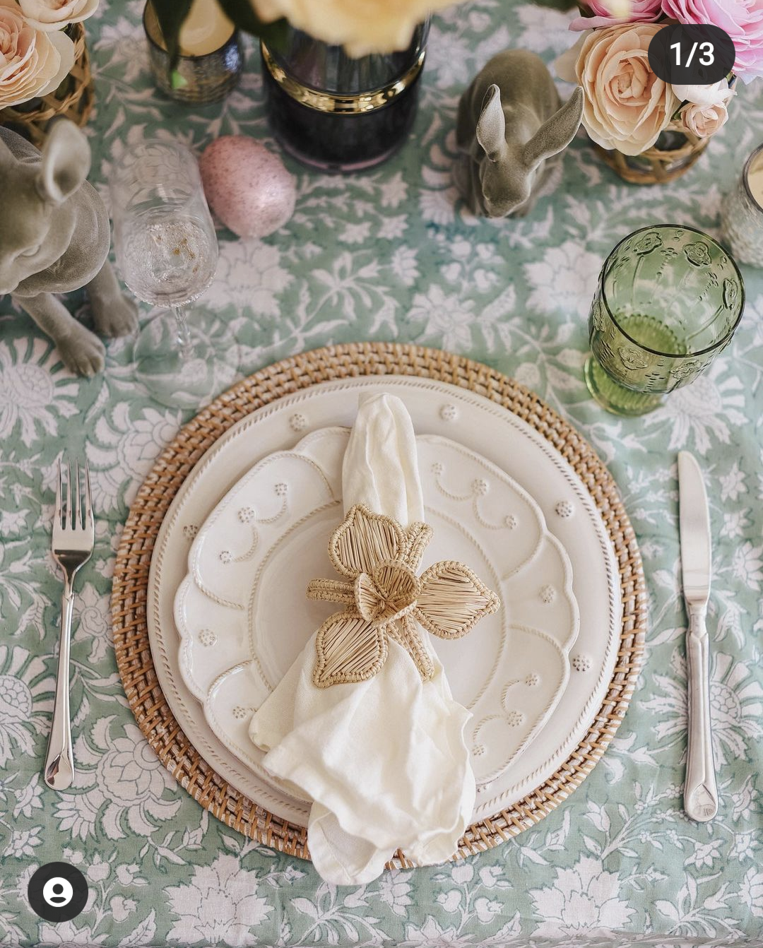 Orchid Handwoven Iraca Napkin Ring (Various Colors)