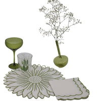 Olive Bloom Placemat - Set of 4