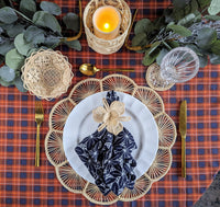 Orchid Handwoven Iraca Napkin Ring (Various Colors)
