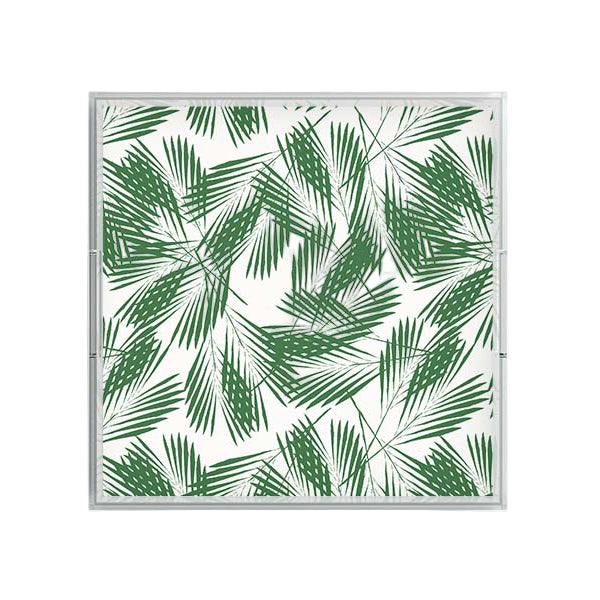 Palm Acrylic Tray (2 Colors and Various Sizes)