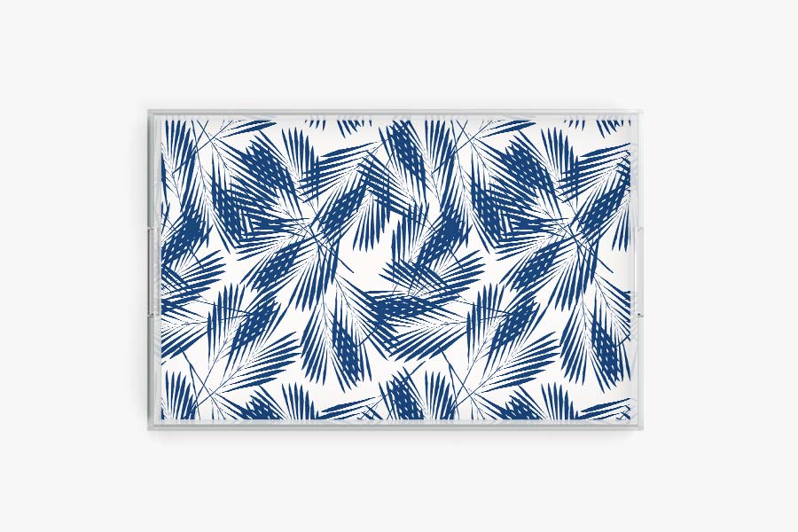 Palm Acrylic Tray (2 Colors and Various Sizes)