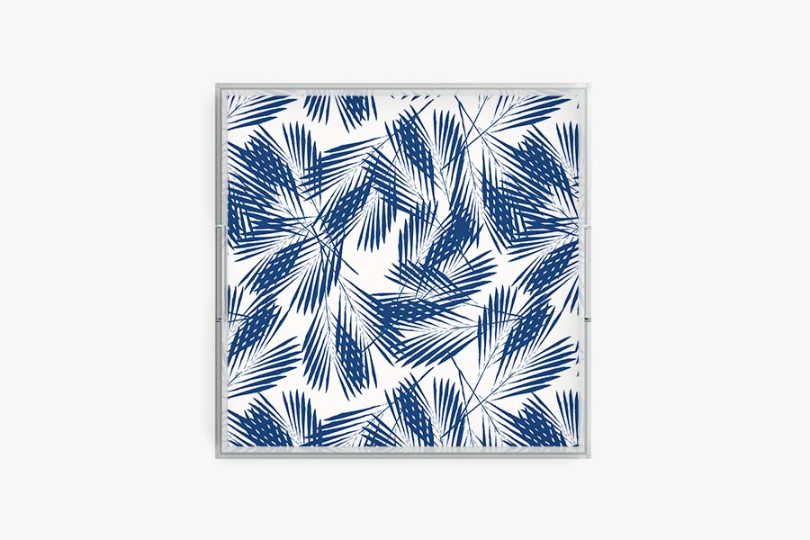 Palm Acrylic Tray (2 Colors and Various Sizes)