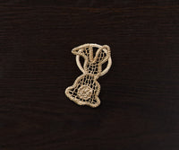 Bunny Napkin Ring – 3.5” Handwoven Iraca Palm