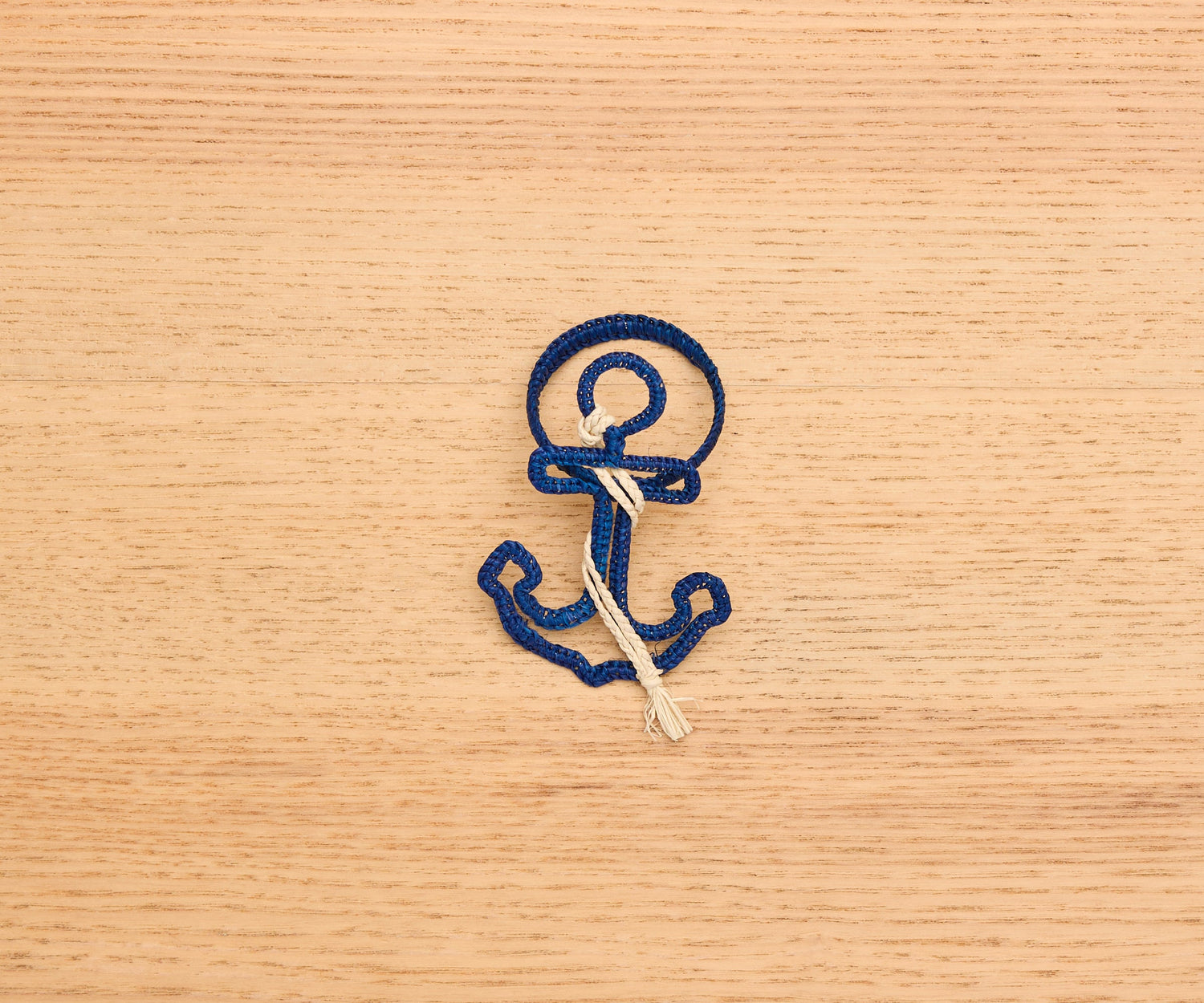 Nautical Anchor Napkin Rings –Set of 4 (Blue or Natural)