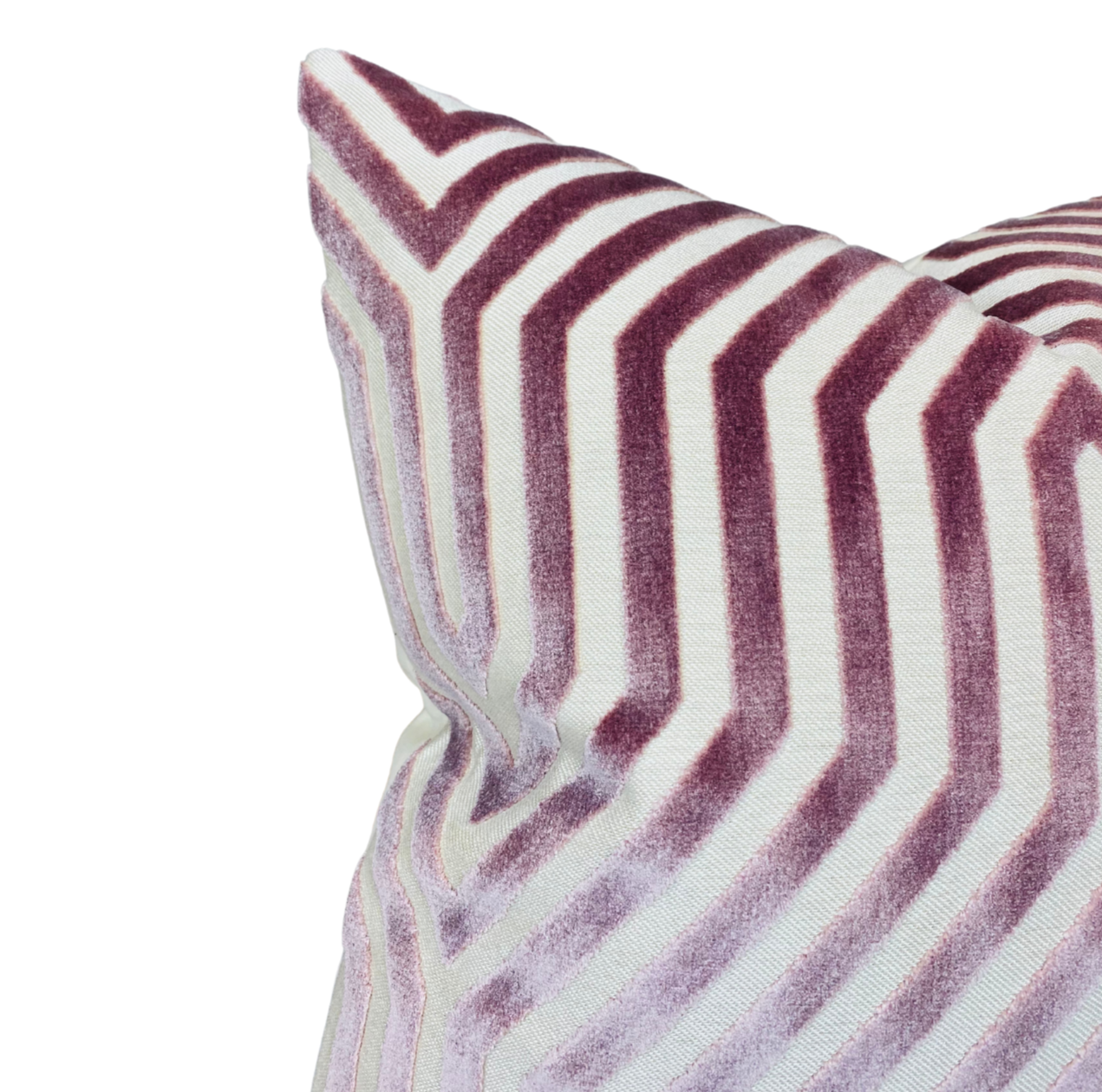 Vanderbilt Velvet Pillow Cover in Lilac (Various Sizes)