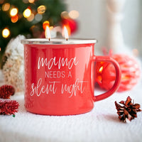 16oz Holiday Candle Mug (Various Scents and Phrases)