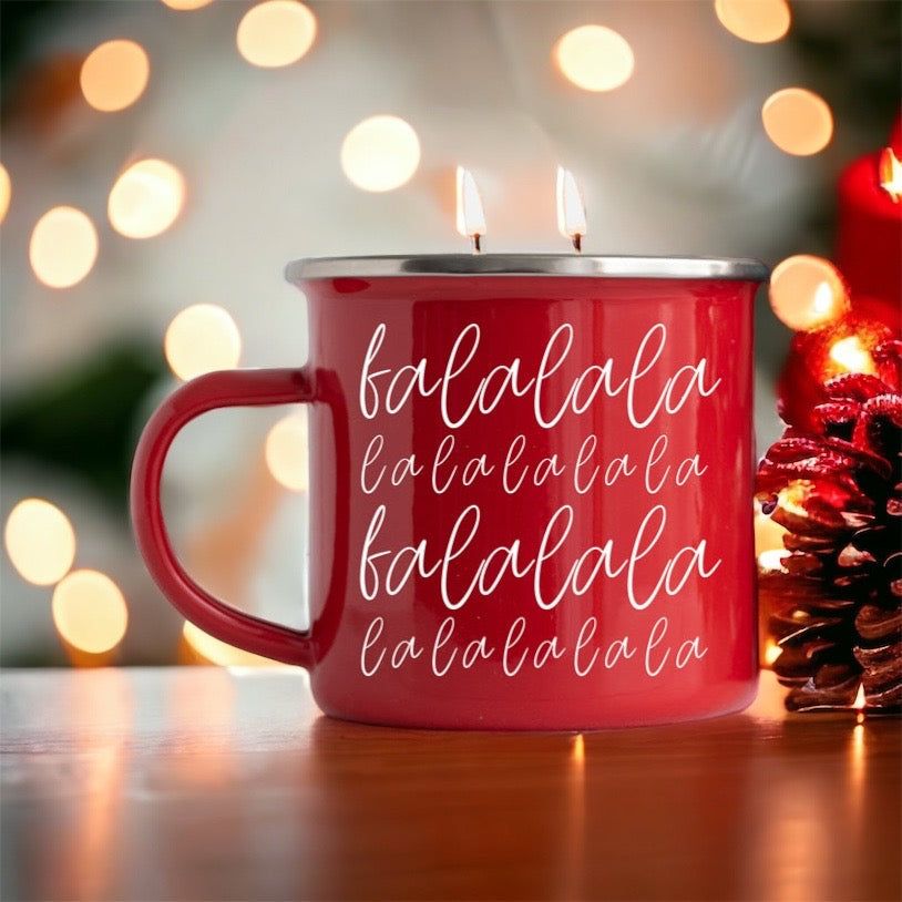 16oz Holiday Candle Mug (Various Scents and Phrases)