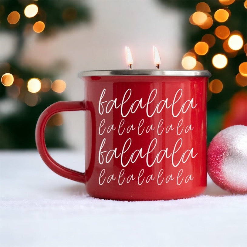 16oz Holiday Candle Mug (Various Scents and Phrases)
