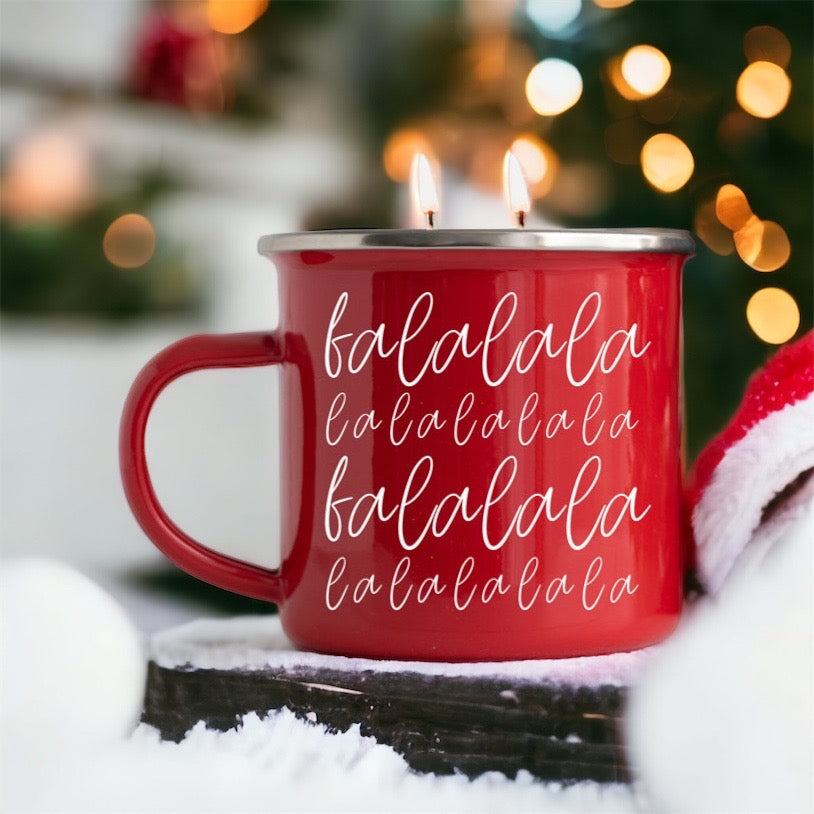 16oz Holiday Candle Mug (Various Scents and Phrases)