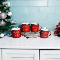 16oz Holiday Candle Mug (Various Scents and Phrases)