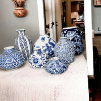 Samira Blue Vases (Various Styles and Prints)