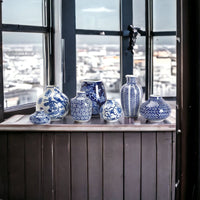 Samira Blue Vases (Various Styles and Prints)