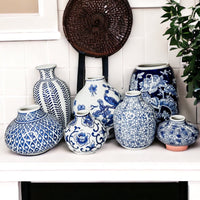 Samira Blue Vases (Various Styles and Prints)