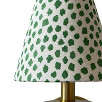 Green Sconce Shade in Cheetah Spots