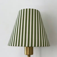 Powder Blue Striped Sconce Shade (various colors)