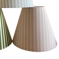 Pink Striped Sconce Shade (various colors)