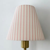 Powder Blue Striped Sconce Shade (various colors)