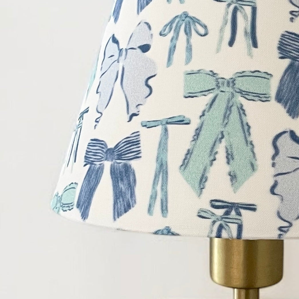 Pink Bow Sconce Shade (various colors)
