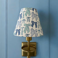 Blue Bow Sconce Lamp Shade