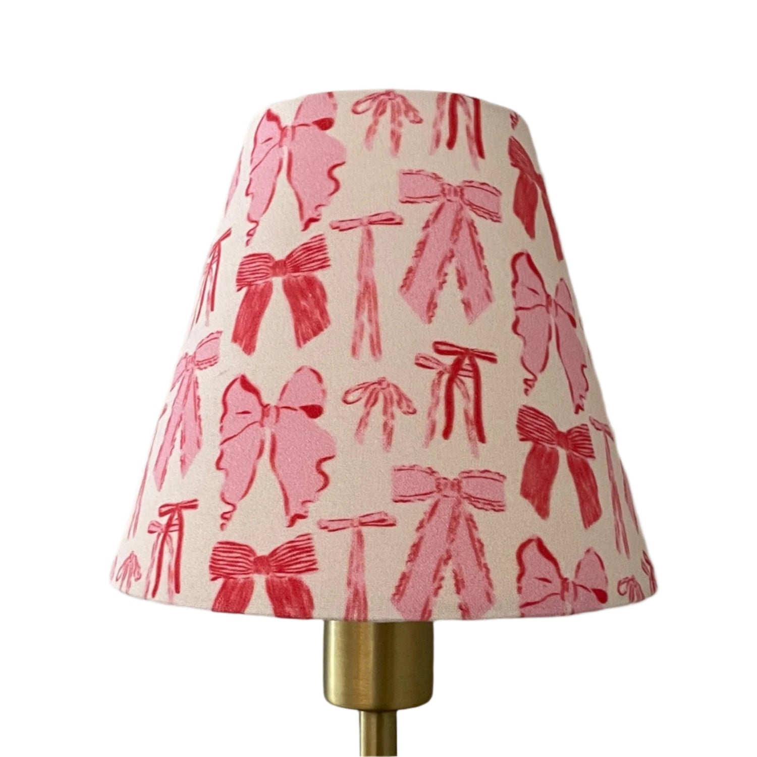 Pink Bow Sconce Shade (various colors)