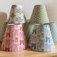 Pink Bow Sconce Shade (various colors)
