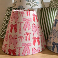 Pink Bow Sconce Shade (various colors)